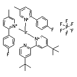 (OC-6-33)-[4,4’-二(1,1-二甲基乙基)-2,2’-联吡啶-κN1,κN1’]二[5-氟-2-(5-甲基-2-吡啶基-κN)苯基-κC]铱(1+)六氟磷酸盐(1-)