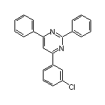 4-(3-氯苯基)-2,6-二苯基嘧啶