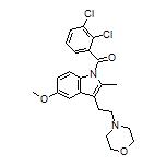 (2,3-二氯苯基)[5-甲氧基-2-甲基-3-[2-(4-吗啉基)乙基]-1-吲哚基]甲酮