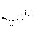 3-(4-Boc-1-哌嗪基)苯腈