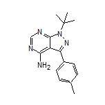 4-氨基-1-(叔丁基)-3-(对甲苯基)吡唑并[3,4-d]嘧啶