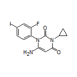 6-氨基-3-环丙基-1-(2-氟-4-碘苯基)嘧啶-2,4(1H,3H)-二酮