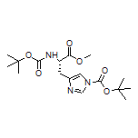 (S)-3-(1-Boc-4-咪唑基)-2-(Boc-氨基)丙酸甲酯