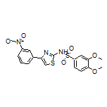 3,4-二甲氧基-N-[4-(3-硝基苯基)-2-噻唑基]苯磺酰胺