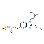 (E)-3-[2-丁基-1-[2-(二乙基氨基)乙基]-5-苯并咪唑基]-N-羟基丙烯酰胺