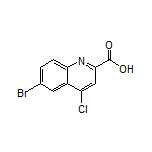 6-溴-4-氯喹啉-2-甲酸