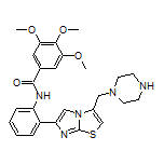 3,4,5-三甲氧基-N-[2-[3-(哌嗪-1-基甲基)咪唑并[2,1-b]噻唑-6-基]苯基]苯甲酰胺