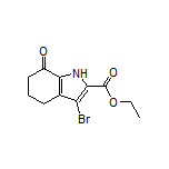 3-溴-7-氧代-4,5,6,7-四氢吲哚-2-甲酸乙酯