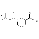 (S)-4-Boc-哌嗪-2-甲酰胺