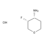 (3R,4R)-3-氟四氢-2H-吡喃-4-胺盐酸盐