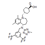 反式-4-[[(S)-5-[[3,5-双(三氟甲基)苄基](2-甲基-2H-四唑-5-基)氨基]-7,9-二甲基-2,3,4,5-四氢-1H-苯并[b]吖庚因-1-基]甲基]环己烷甲酸
