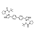 4,4’-双[2-[(S)-1-Boc-2-吡咯烷基]-4-咪唑基]联苯