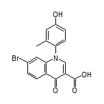 7-溴-1-(4-羟基-2-甲基苯基)-4-氧代-1,4-二氢喹啉-3-甲酸