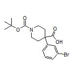 1-Boc-4-(3-溴苯基)哌啶-4-甲酸