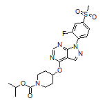 4-[[1-[2-氟-4-(甲砜基)苯基]-1H-吡唑并[3,4-d]嘧啶-4-基]氧基]哌啶-1-甲酸异丙酯