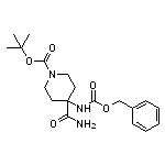 4-(Cbz-氨基)-1-Boc-哌啶-4-甲酰胺