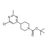 1-Boc-4-(6-氯-2-甲基-4-嘧啶基)哌啶