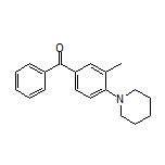 [3-甲基-4-(1-哌啶基)苯基](苯基)甲酮