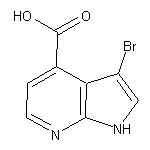 3-溴-7-氮杂吲哚-4-甲酸