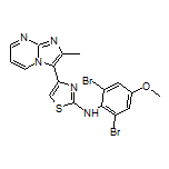 N-(2,6-二溴-4-甲氧基苯基)-4-(2-甲基咪唑并[1,2-a]嘧啶-3-基)噻唑-2-胺