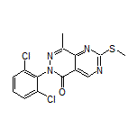 6-(2,6-二氯苯基)-8-甲基-2-(甲硫基)嘧啶并[4,5-d]哒嗪-5(6H)-酮