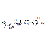 N-[(S)-1-[3-(3-氯-4-氰基苯基)-1-吡唑基]-2-丙基]-5-(1-羟乙基)吡唑-3-甲酰胺