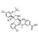 4-[(2R,3S,4R,5S)-3-(3-氯-2-氟苯基)-4-(4-氯-2-氟苯基)-4-氰基-5-新戊基吡咯烷-2-甲酰氨基]-3-甲氧基苯甲酸