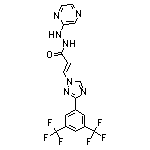 (Z)-3-[3-[3,5-双(三氟甲基)苯基]-1H-1,2,4-三唑-1-基]-N'-2-吡嗪基丙烯酰肼