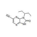 6-乙炔基-1-(3-戊基)-1H-咪唑并[4,5-b]吡嗪-2(3H)-酮