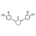 2,6-双(3-溴-4-羟基亚苄基)环己酮