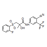N-[4-氰基-3-(三氟甲基)苯基]-3-[(2-氟苯基)磺酰基]-2-羟基-2-甲基丙酰胺