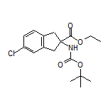 2-(Boc-氨基)-5-氯茚满-2-甲酸乙酯