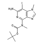 N4-Boc-7-碘-N4,1-二甲基-1H-咪唑并[4,5-c]吡啶-4,6-二胺