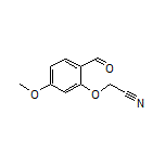 2-(2-甲酰基-5-甲氧基苯氧基)乙腈