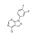 4-氯-1-(3,4-二氟苯基)-1H-吡唑并[3,4-d]嘧啶
