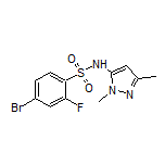 4-溴-N-(1,3-二甲基-5-吡唑基)-2-氟苯磺酰胺