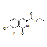 6-氯-5-氟-4-氧代-3,4-二氢喹唑啉-2-甲酸乙酯