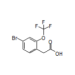 4-溴-2-(三氟甲氧基)苯乙酸