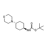反式-N-Boc-4-(4-吗啉基)环己胺