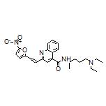 N-[5-(二乙基氨基)-2-戊基]-2-[2-(5-硝基-2-呋喃基)乙烯基]喹啉-4-甲酰胺