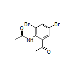 N-(2-乙酰基-4,6-二溴苯基)乙酰胺