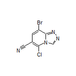 8-溴-5-氯-[1,2,4]三唑并[4,3-a]吡啶-6-甲腈