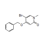 4-(苄氧基)-5-溴-1-甲基吡啶-2(1H)-酮
