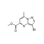 3-溴-7-甲基吡唑并[1,5-a]嘧啶-5-甲酸甲酯