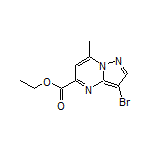 3-溴-7-甲基吡唑并[1,5-a]嘧啶-5-甲酸乙酯