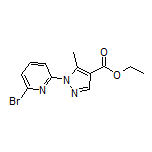 1-(6-溴-2-吡啶基)-5-甲基吡唑-4-甲酸乙酯