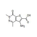 3-氨基-4,6-二甲基-7-氧代-6,7-二氢噻吩并[2,3-d]哒嗪-2-甲酸