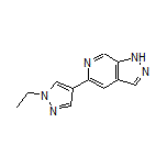 5-(1-乙基-4-吡唑基)吡唑并[3,4-c]吡啶