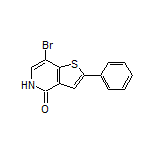 7-溴-2-苯基噻吩并[3,2-c]吡啶-4(5H)-酮