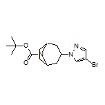 8-Boc-3-(4-溴-1-吡唑基)-8-氮杂双环[3.2.1]辛烷